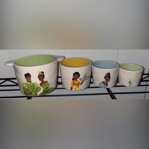 Rae Dunn Disney Princess and the Frog Measuring Cups